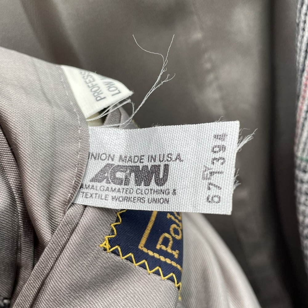 VTG Polo University Club Ralph Lauren Wool Blazer Mens 42 Business Old Money USA - Picture 9 of 14